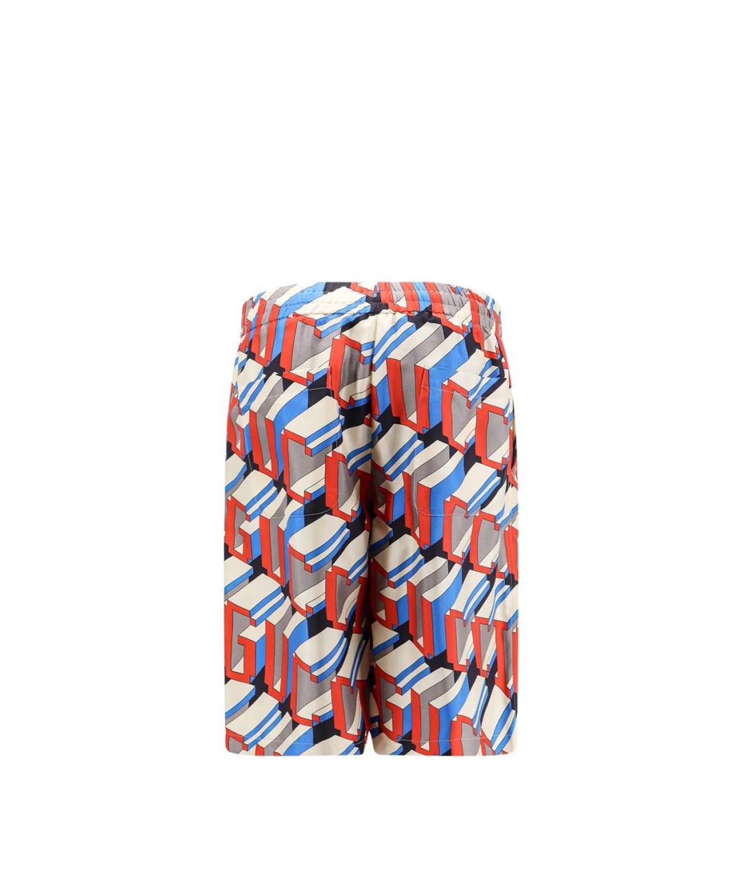 GUCCI Мульти хлопковые шорты, фото 2