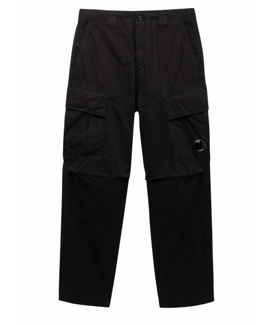 CP COMPANY Черные полиамидовые повседневные брюки, фото 1
