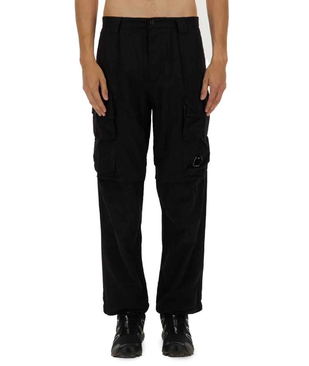 CP COMPANY Черные полиамидовые повседневные брюки, фото 2