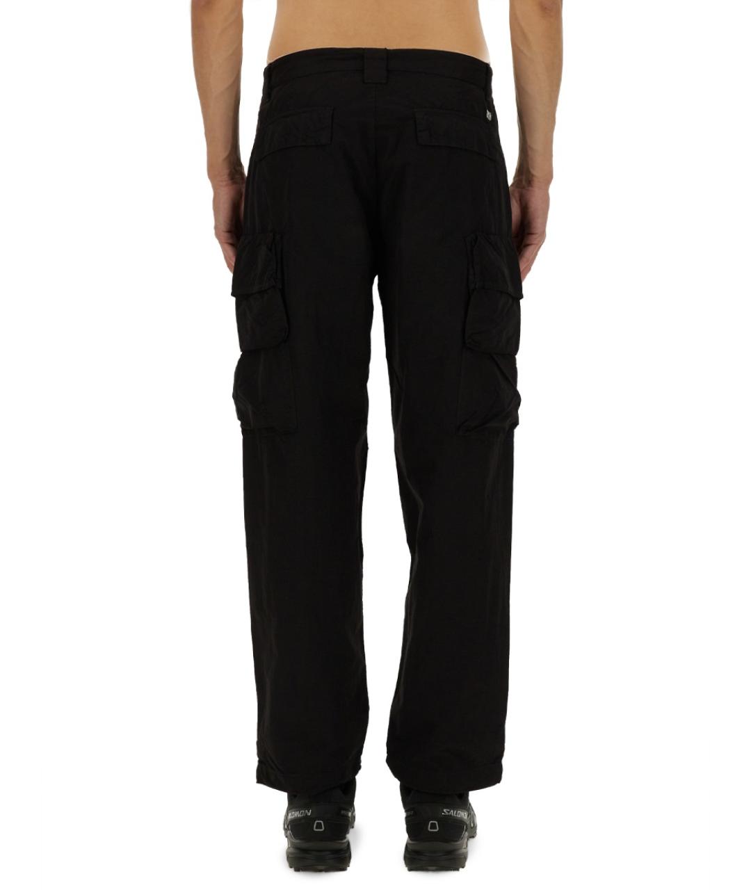 CP COMPANY Черные полиамидовые повседневные брюки, фото 5