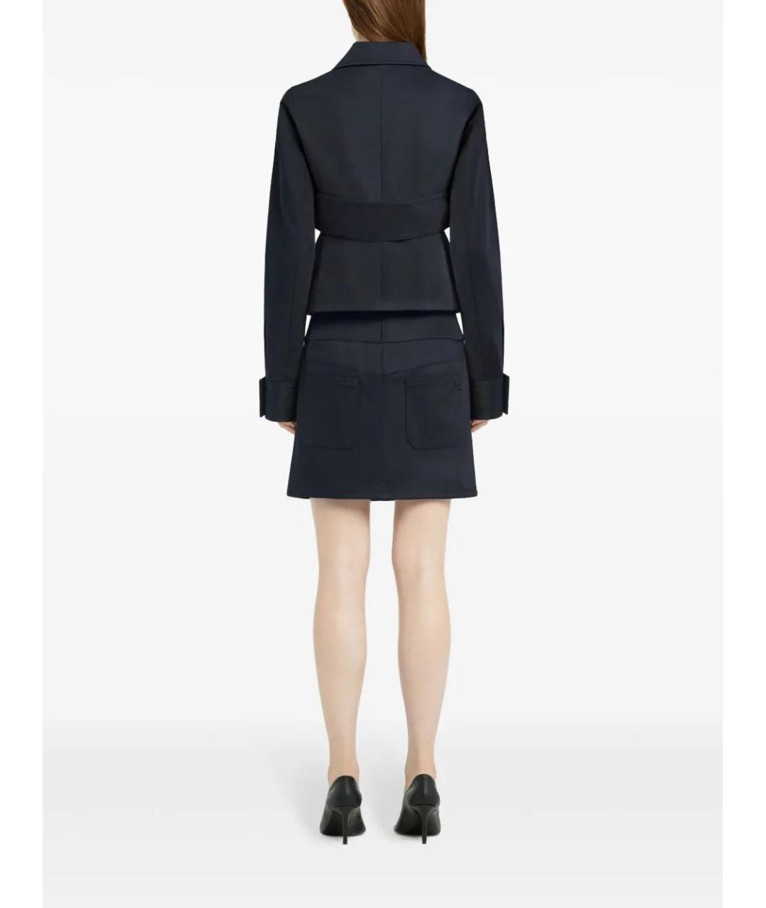 COURREGES Темно-синяя полиэстеровая куртка, фото 4