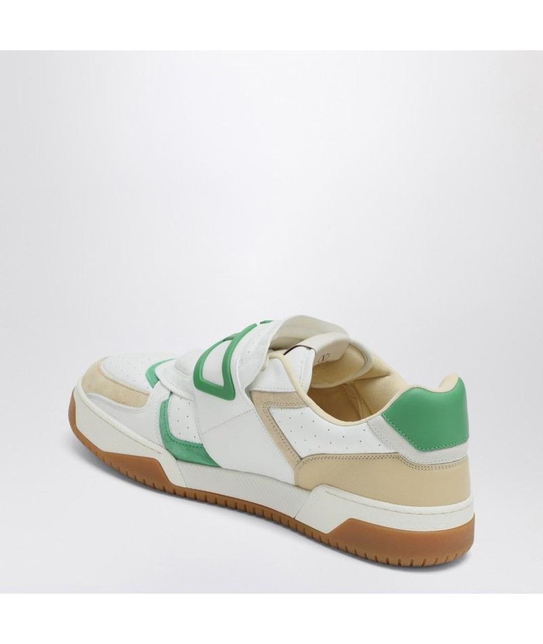 VALENTINO Мульти кожаные низкие кроссовки / кеды, фото 3