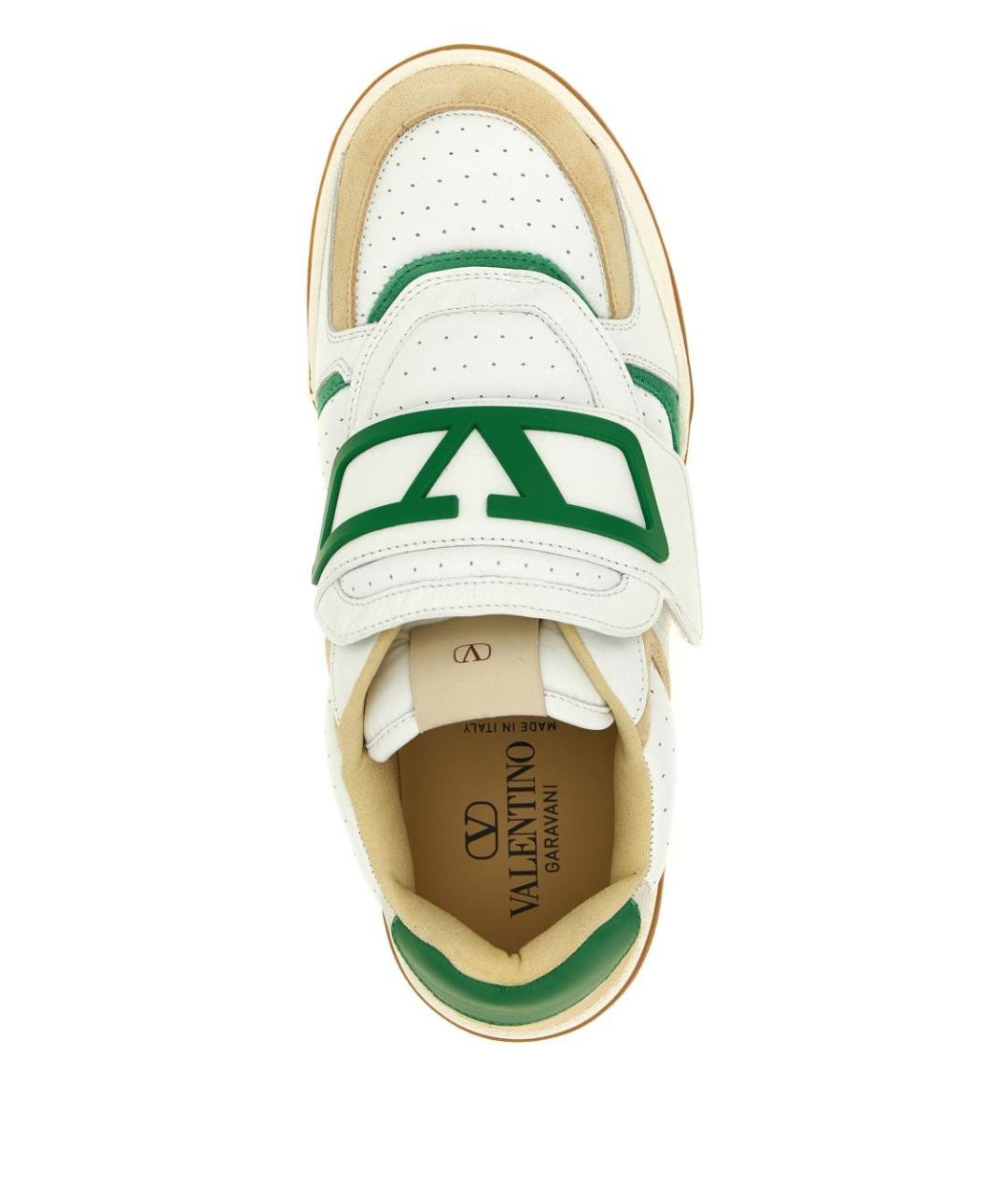 VALENTINO Мульти кожаные низкие кроссовки / кеды, фото 4