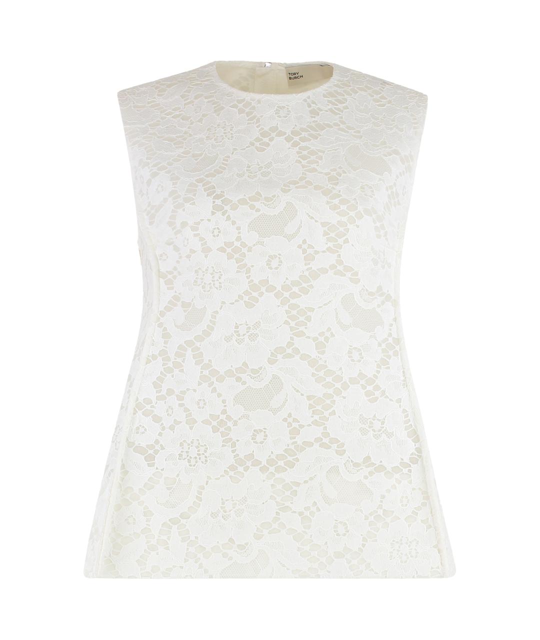 TORY BURCH Белая хлопковая блузы, фото 1