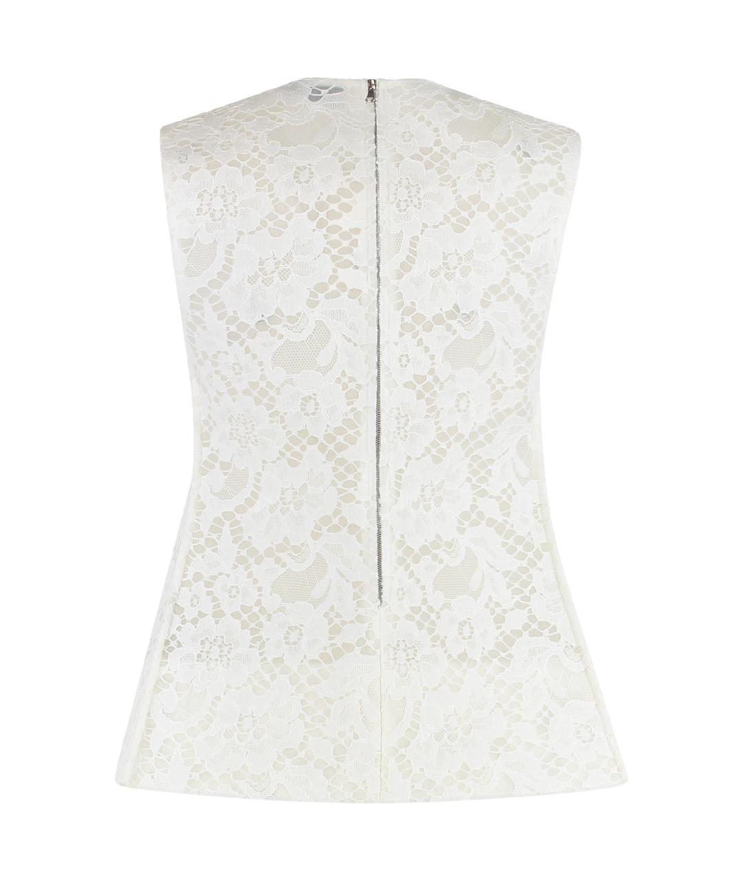 TORY BURCH Белая хлопковая блузы, фото 2