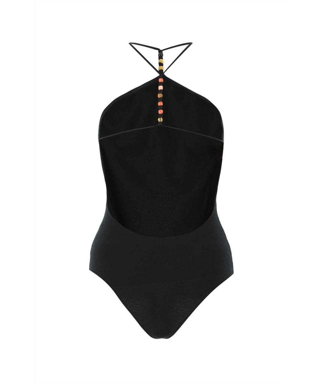 BOTTEGA VENETA Черная полиэстеровая футболка, фото 2