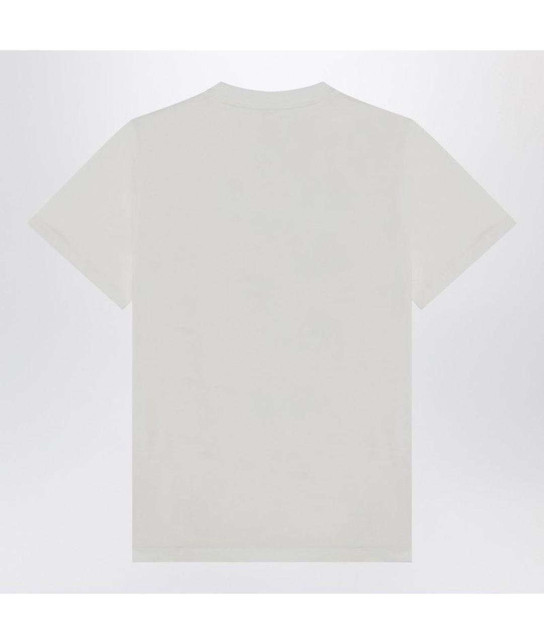 GANNI Бежевая хлопковая футболка, фото 2