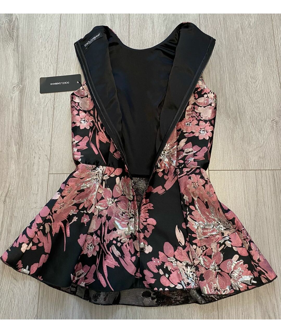 DOLCE&GABBANA Мульти полиэстеровая майка, фото 5