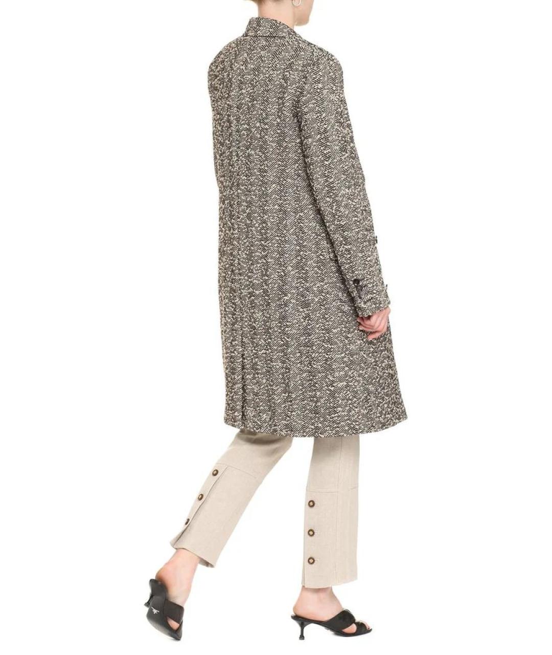 BOTTEGA VENETA Мульти шерстяное пальто, фото 4