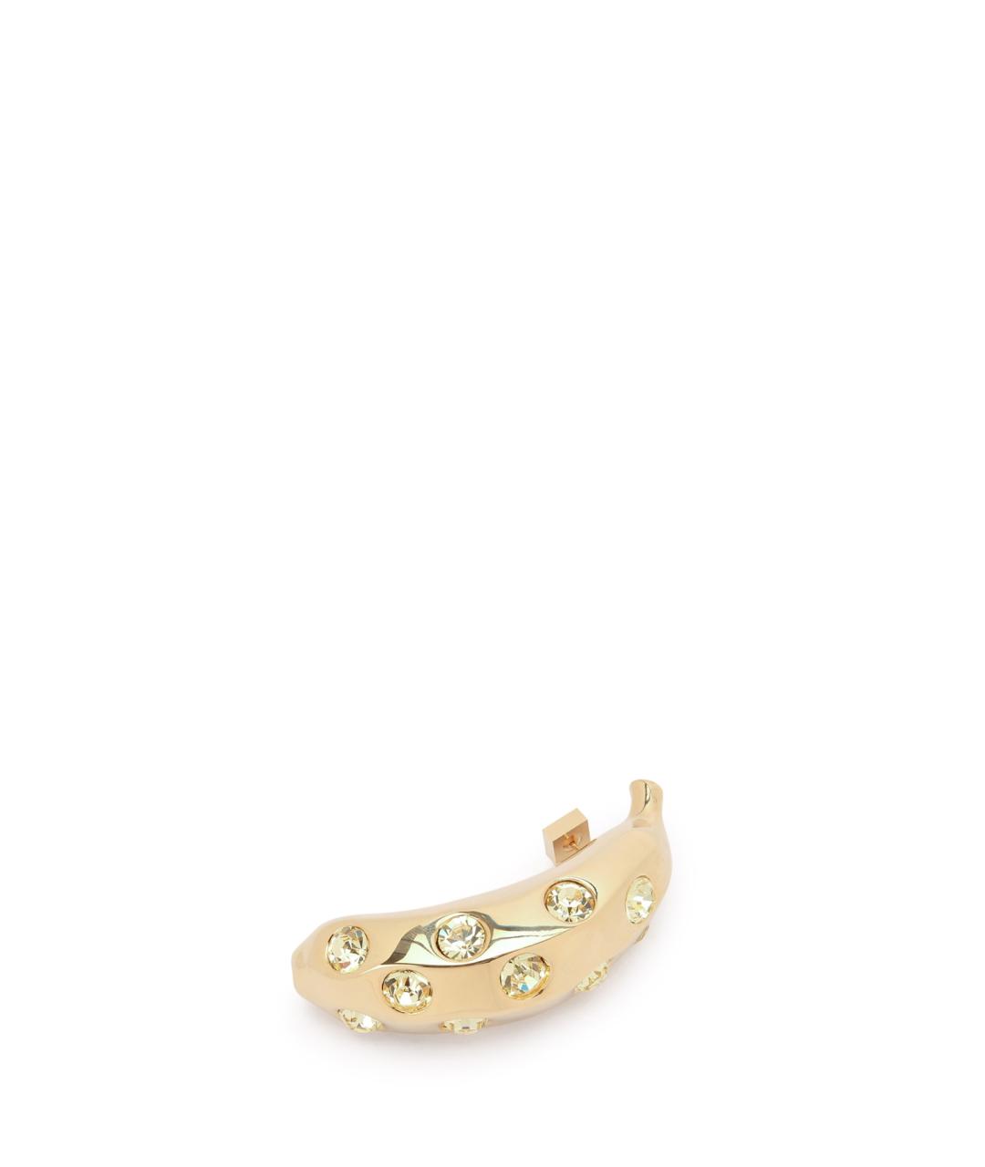 JACQUEMUS Золотые латунные серьги, фото 2