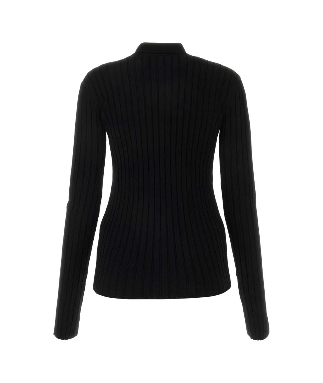 NENSI DOJAKA Черная вискозная водолазка, фото 2