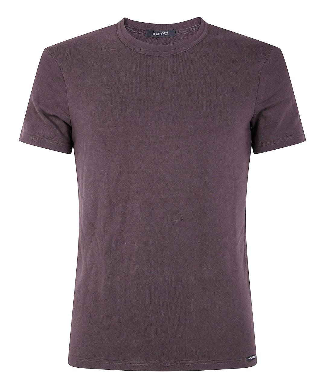 TOM FORD Фиолетовая хлопковая футболка, фото 1