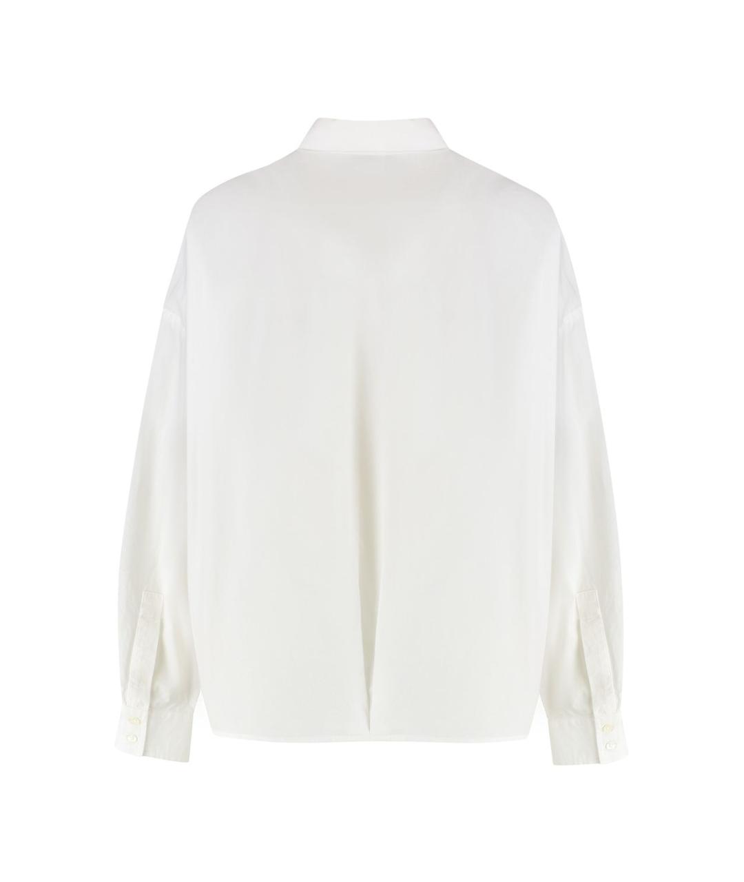 PINKO Белая хлопковая рубашка, фото 2