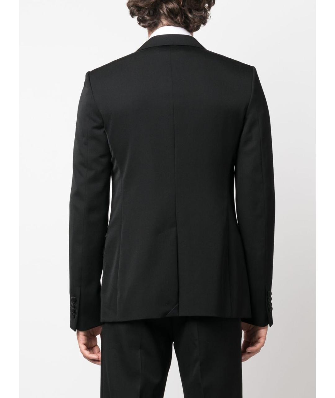 LANVIN Черный шерстяной пиджак, фото 5