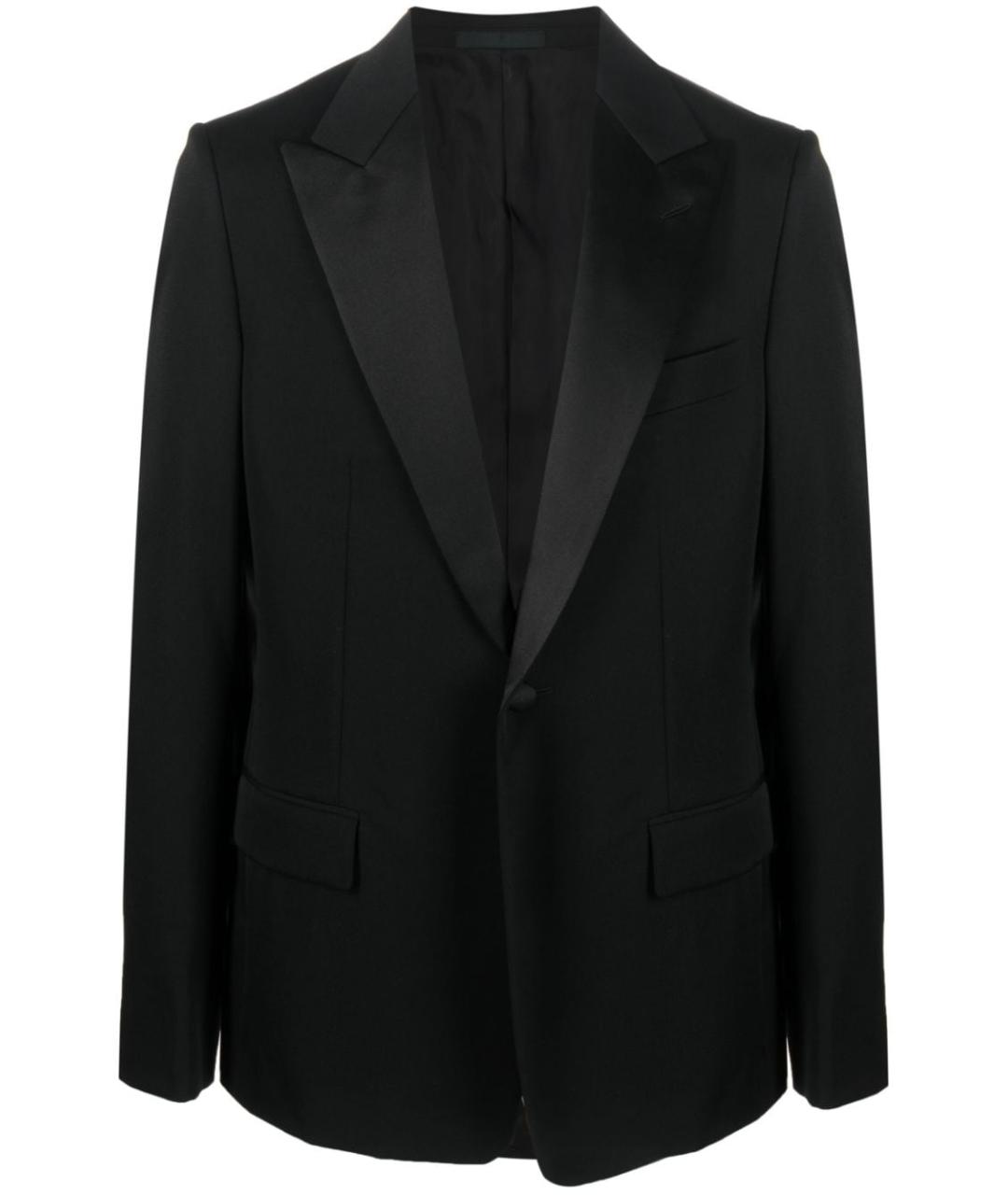LANVIN Черный шерстяной пиджак, фото 4