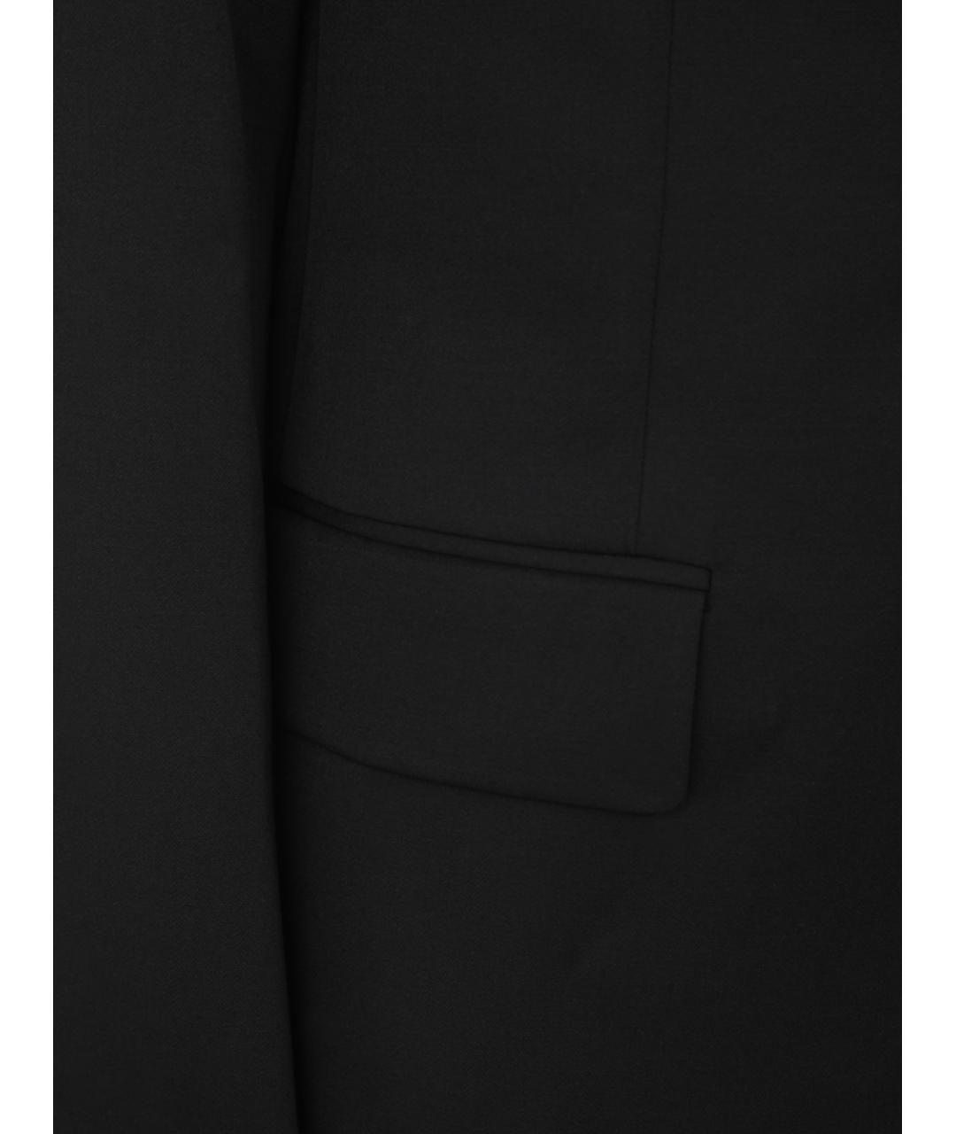 LANVIN Черный шерстяной пиджак, фото 3