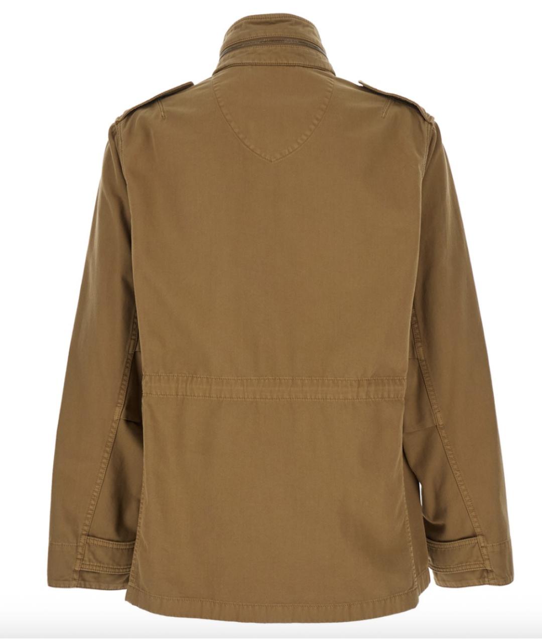 BURBERRY Коричневая хлопковая куртка, фото 5