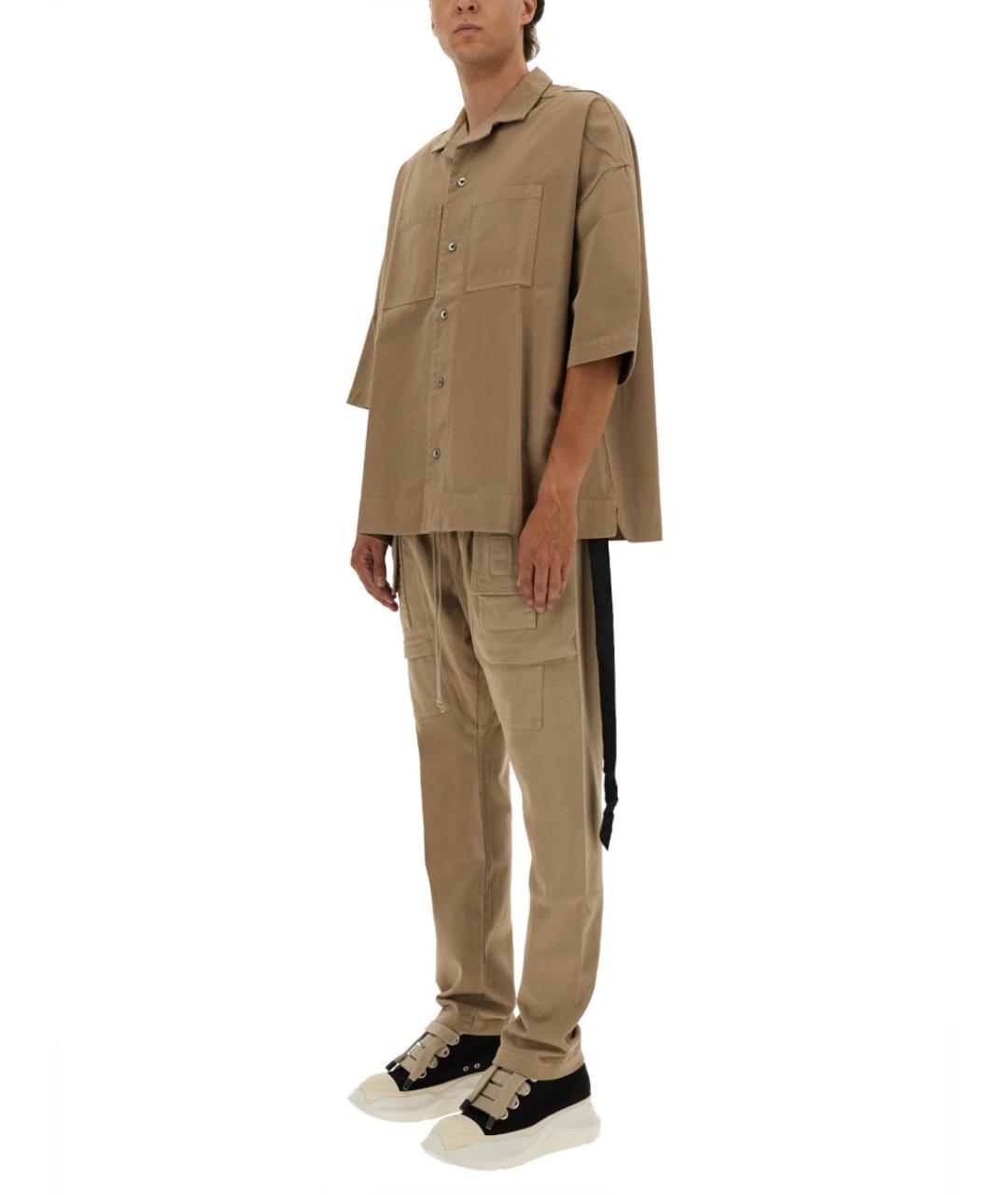 RICK OWENS DRKSHDW Белая хлопковая кэжуал рубашка, фото 4