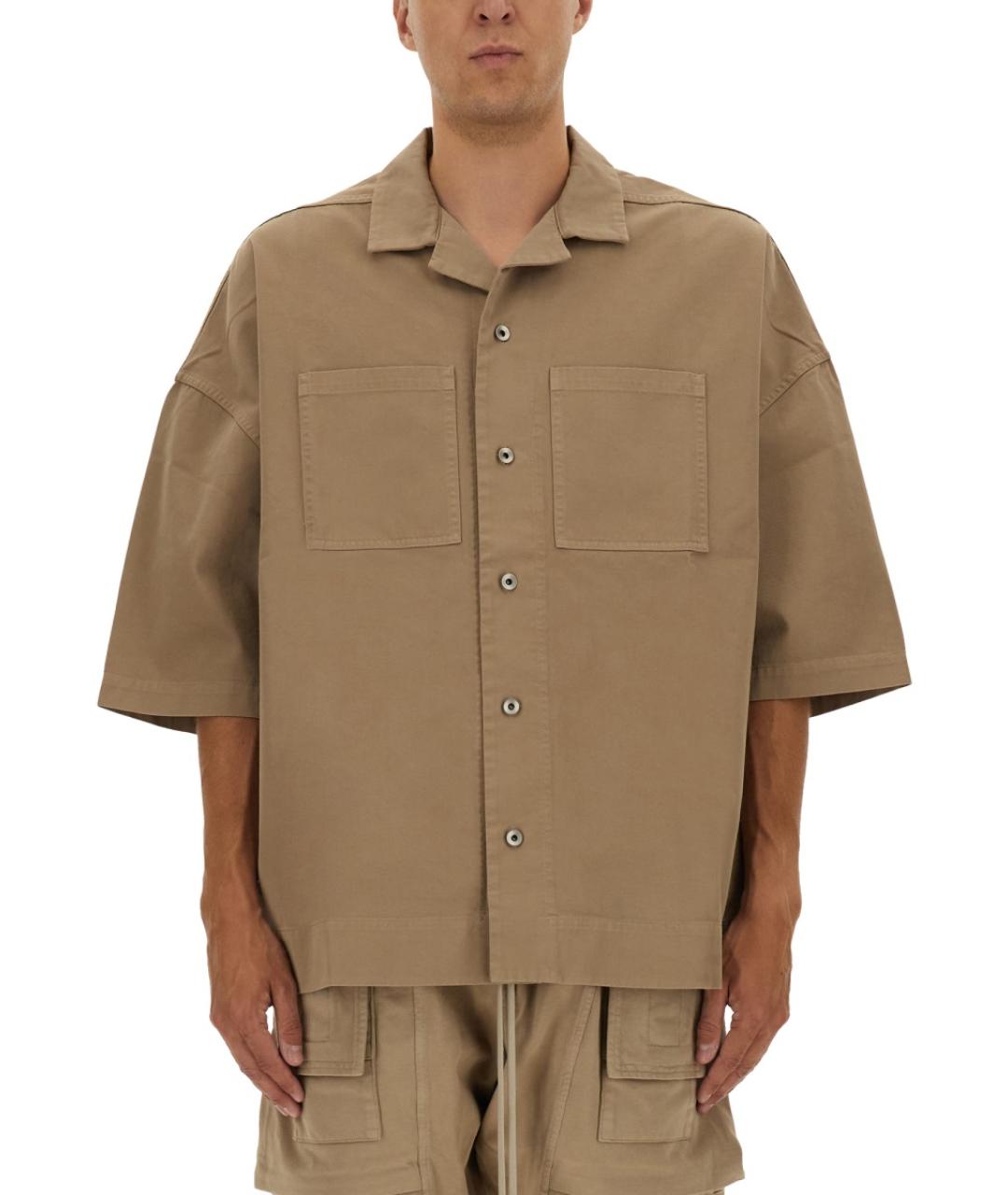 RICK OWENS DRKSHDW Белая хлопковая кэжуал рубашка, фото 2