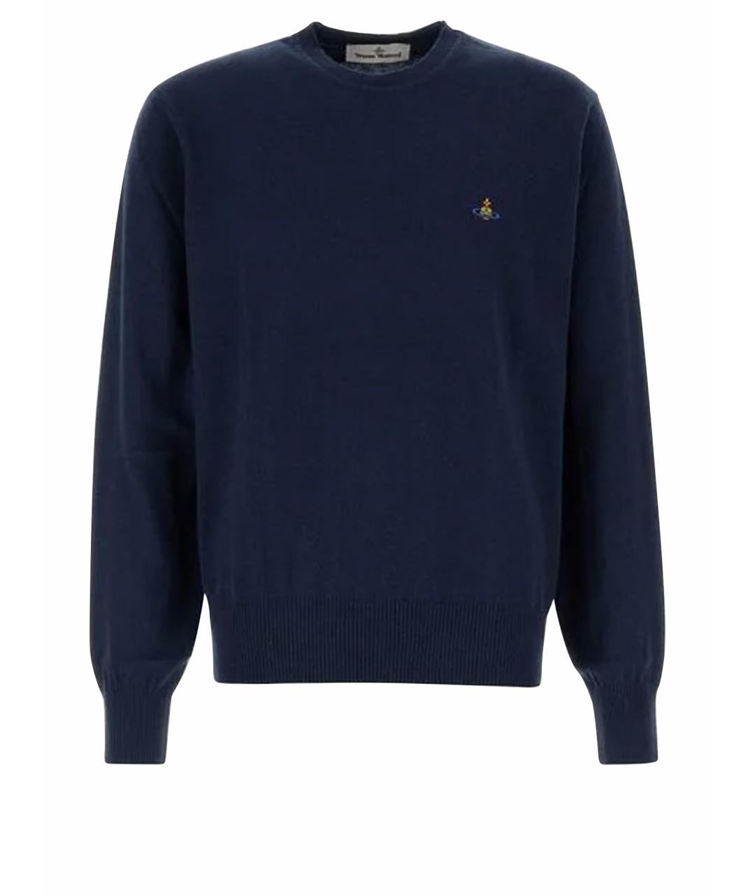 VIVIENNE WESTWOOD Синий хлопковый джемпер / свитер, фото 1