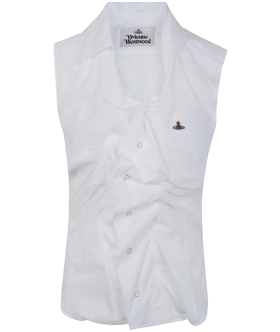 VIVIENNE WESTWOOD Белая хлопковая рубашка, фото 1
