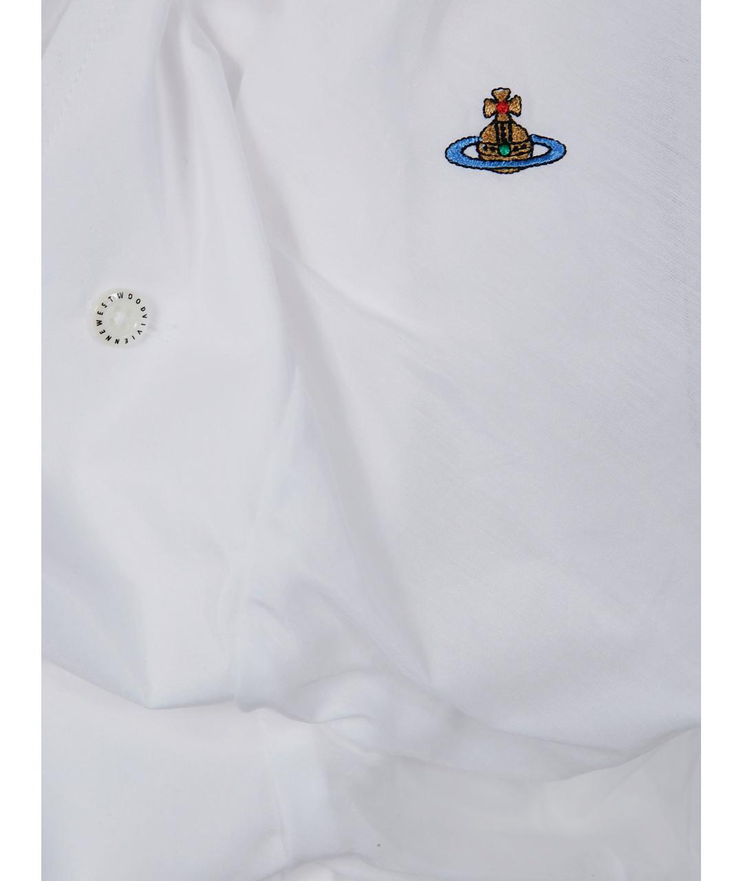 VIVIENNE WESTWOOD Белая хлопковая рубашка, фото 3