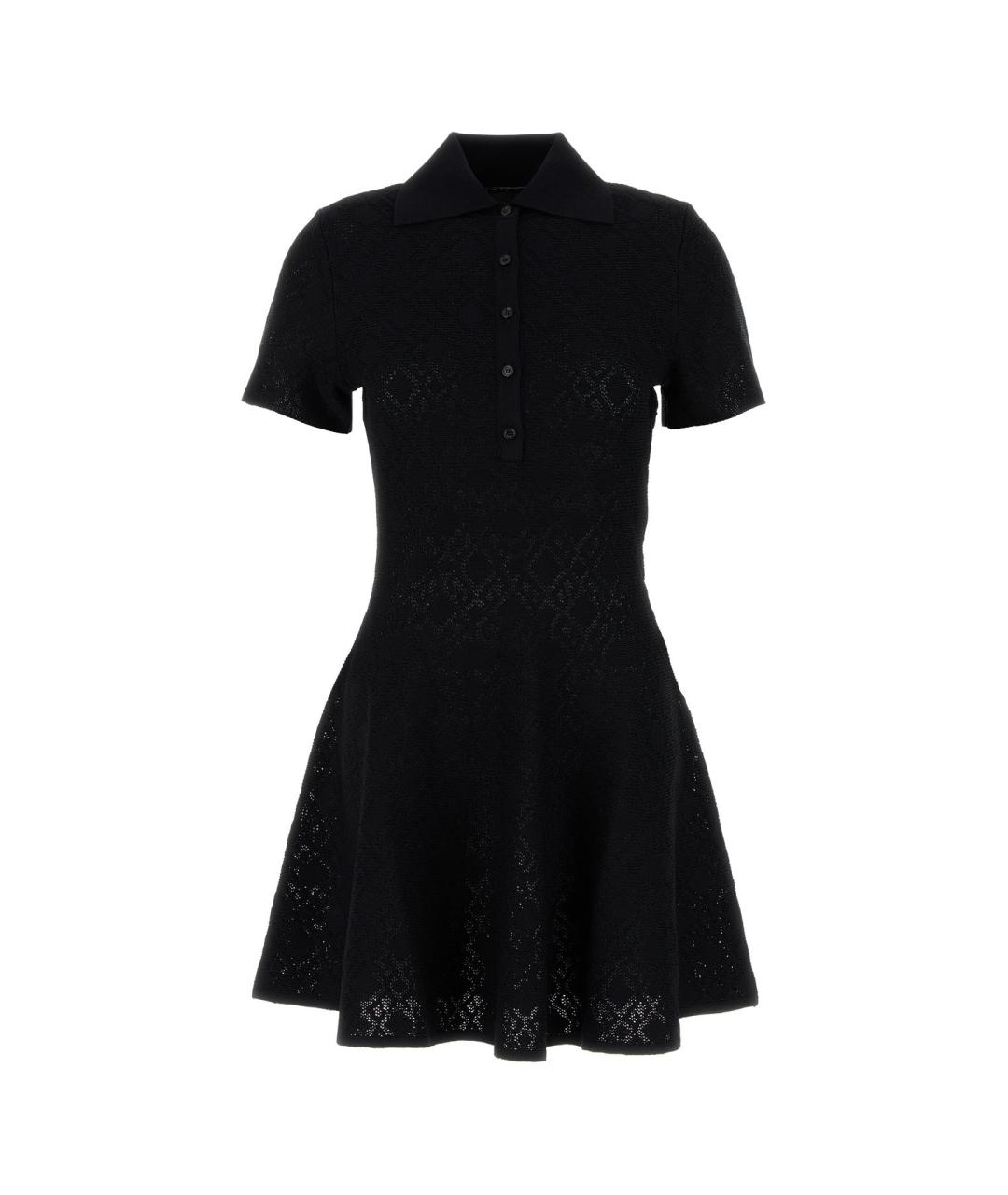 GIVENCHY Черное вискозное повседневное платье, фото 1