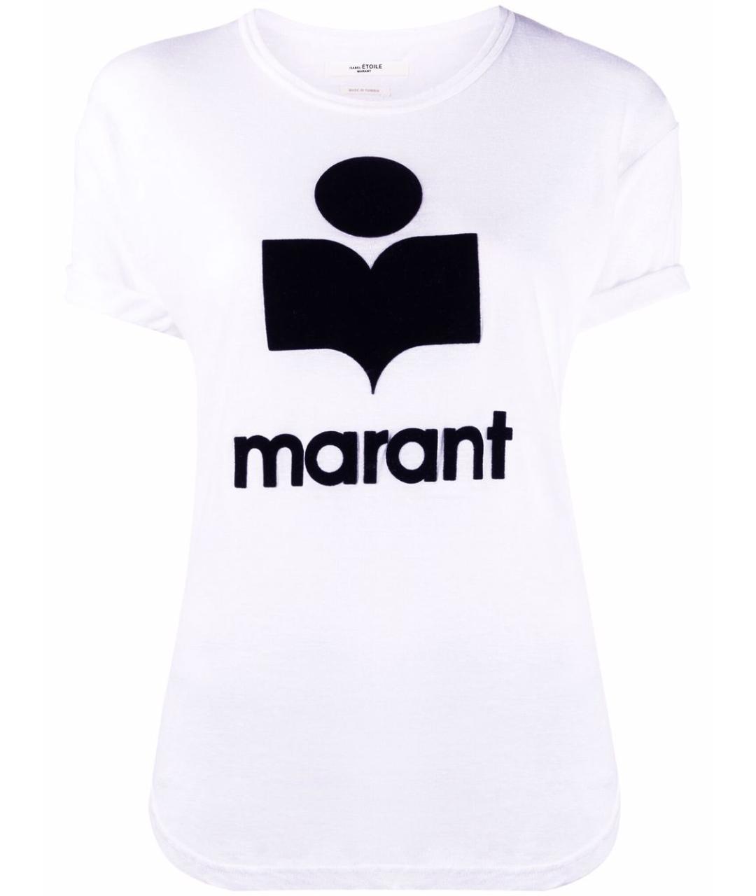 ISABEL MARANT Белая полиэстеровая футболка, фото 1