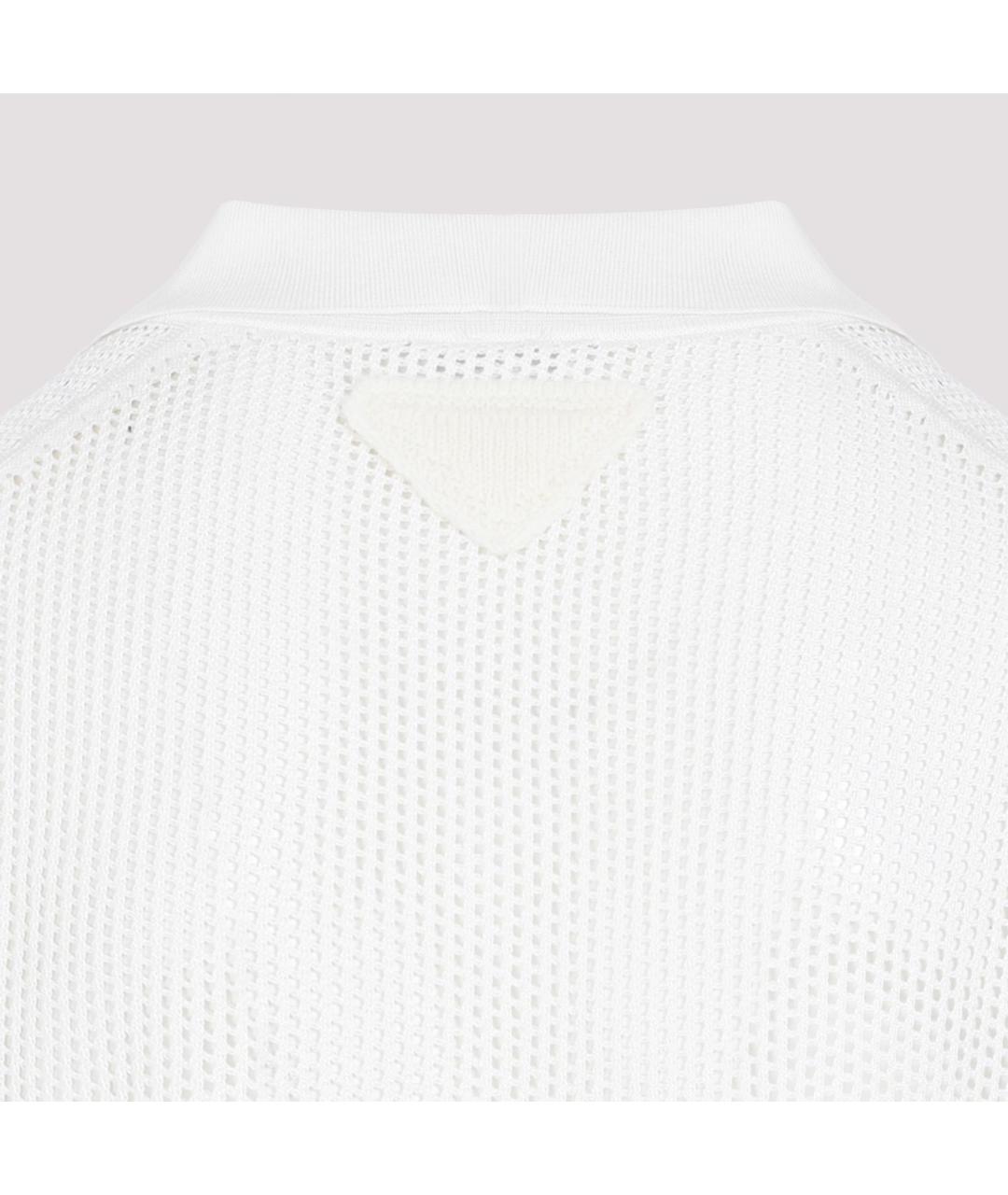 PRADA Белая шелковая кэжуал рубашка, фото 4