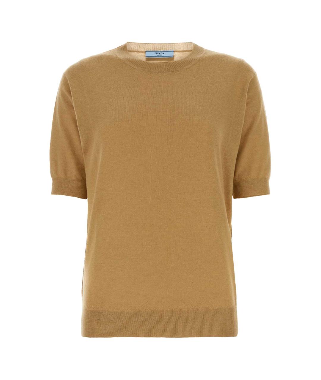 PRADA Бежевый кашемировый джемпер / свитер, фото 1