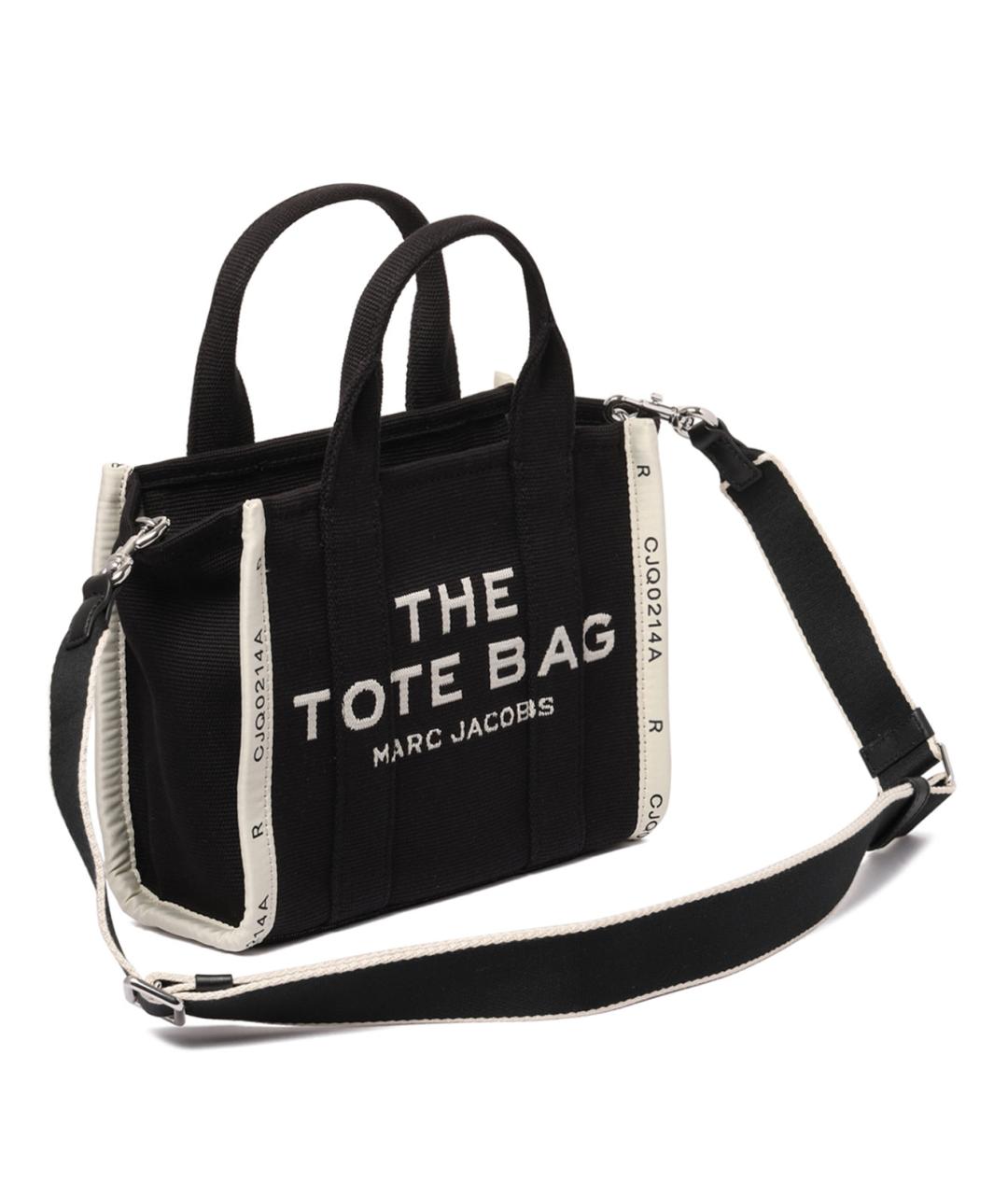 MARC JACOBS Черная синтетическая сумка тоут, фото 3