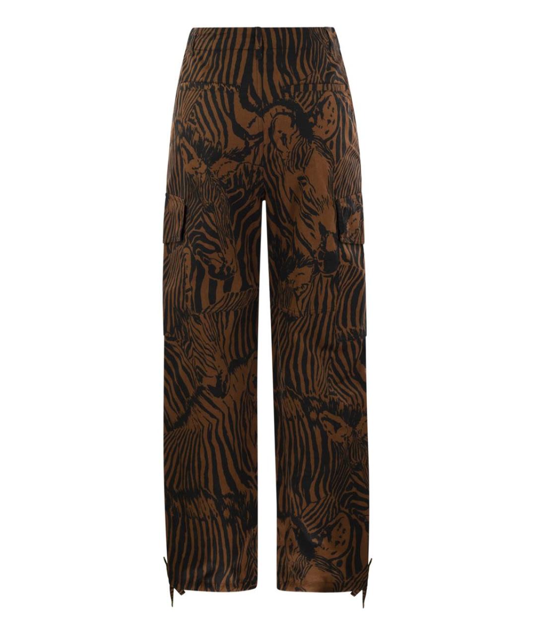 WEEKEND MAX MARA Мульти хлопковые прямые брюки, фото 2