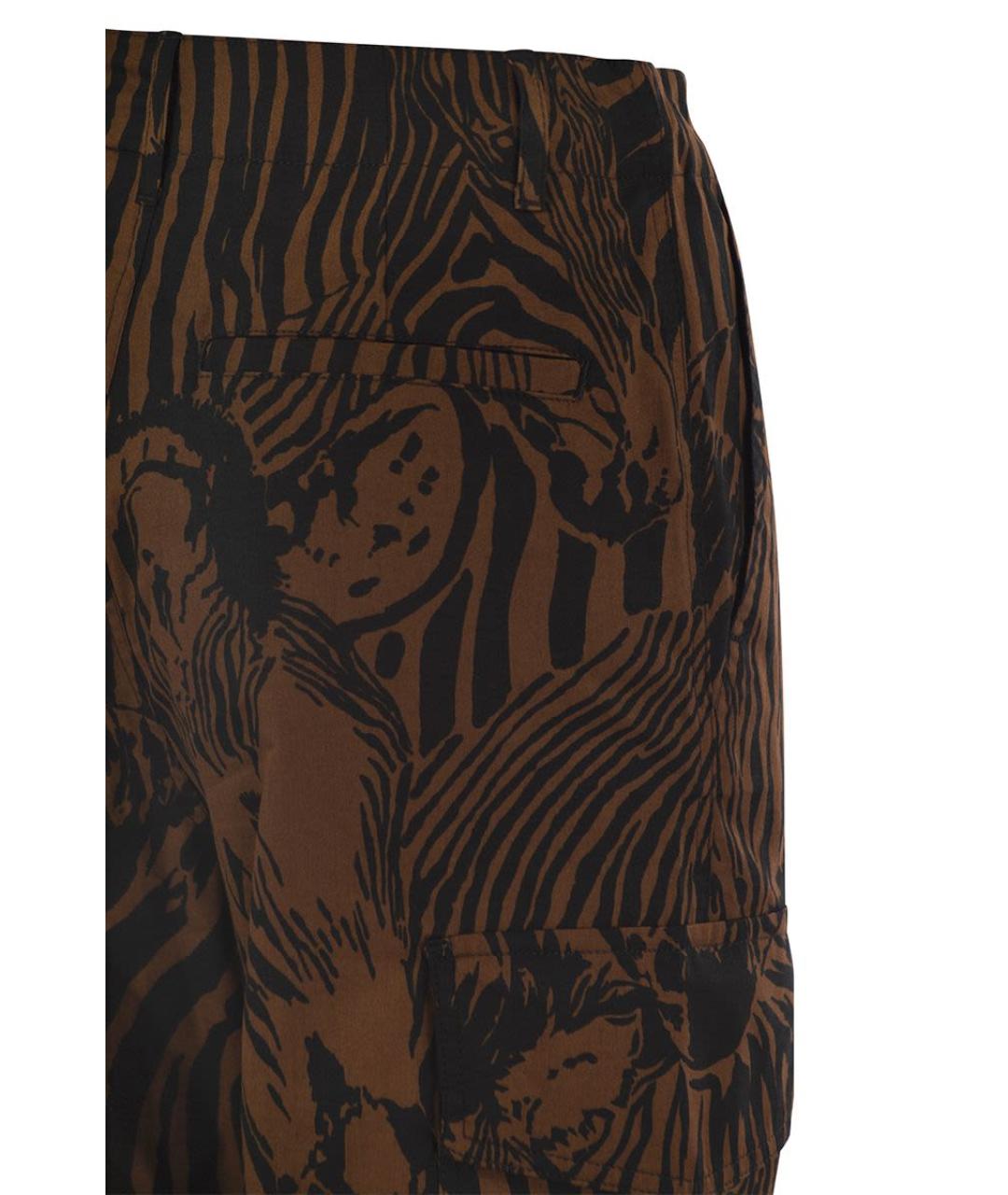 WEEKEND MAX MARA Мульти хлопковые прямые брюки, фото 4