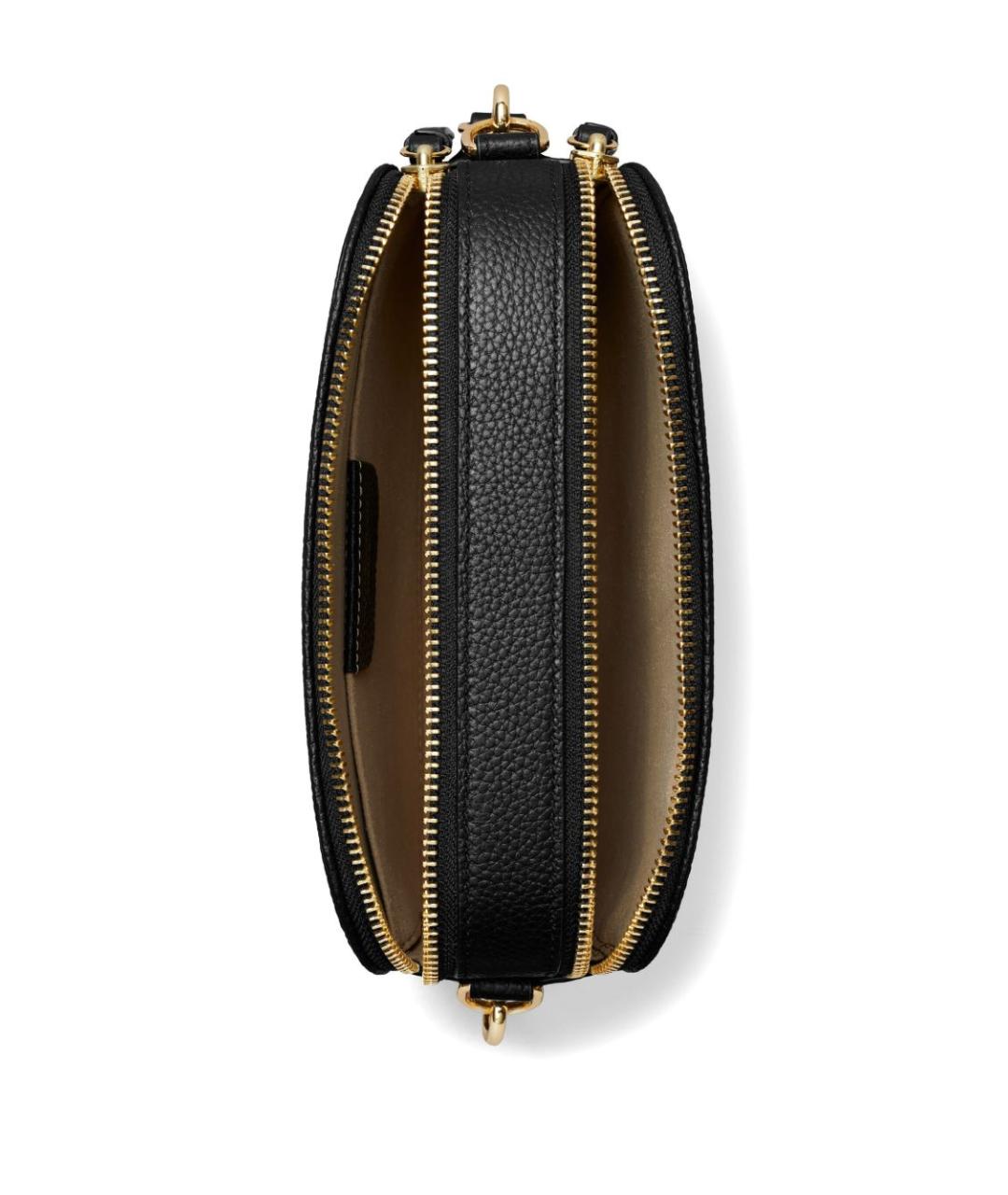 TORY BURCH Черная кожаная сумка через плечо, фото 3