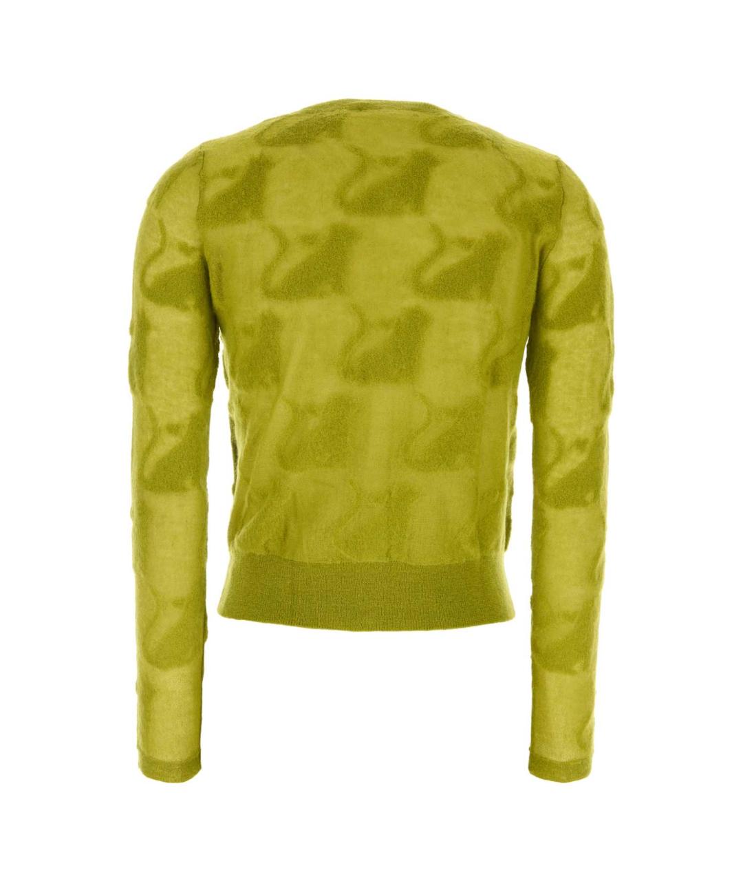 MAX MARA STUDIO Зеленый хлопковый кардиган, фото 2