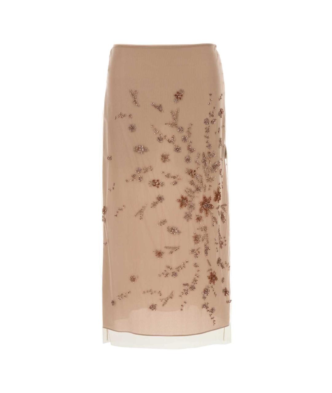 FENDI Розовая юбка миди, фото 1