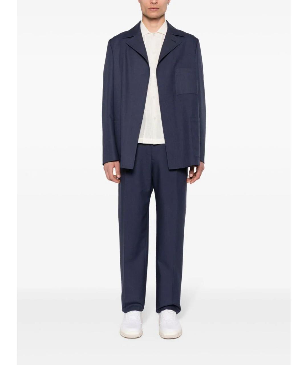 FENDI Синий кашемировый пиджак, фото 3