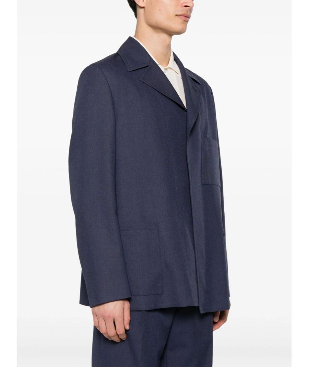 FENDI Синий кашемировый пиджак, фото 2