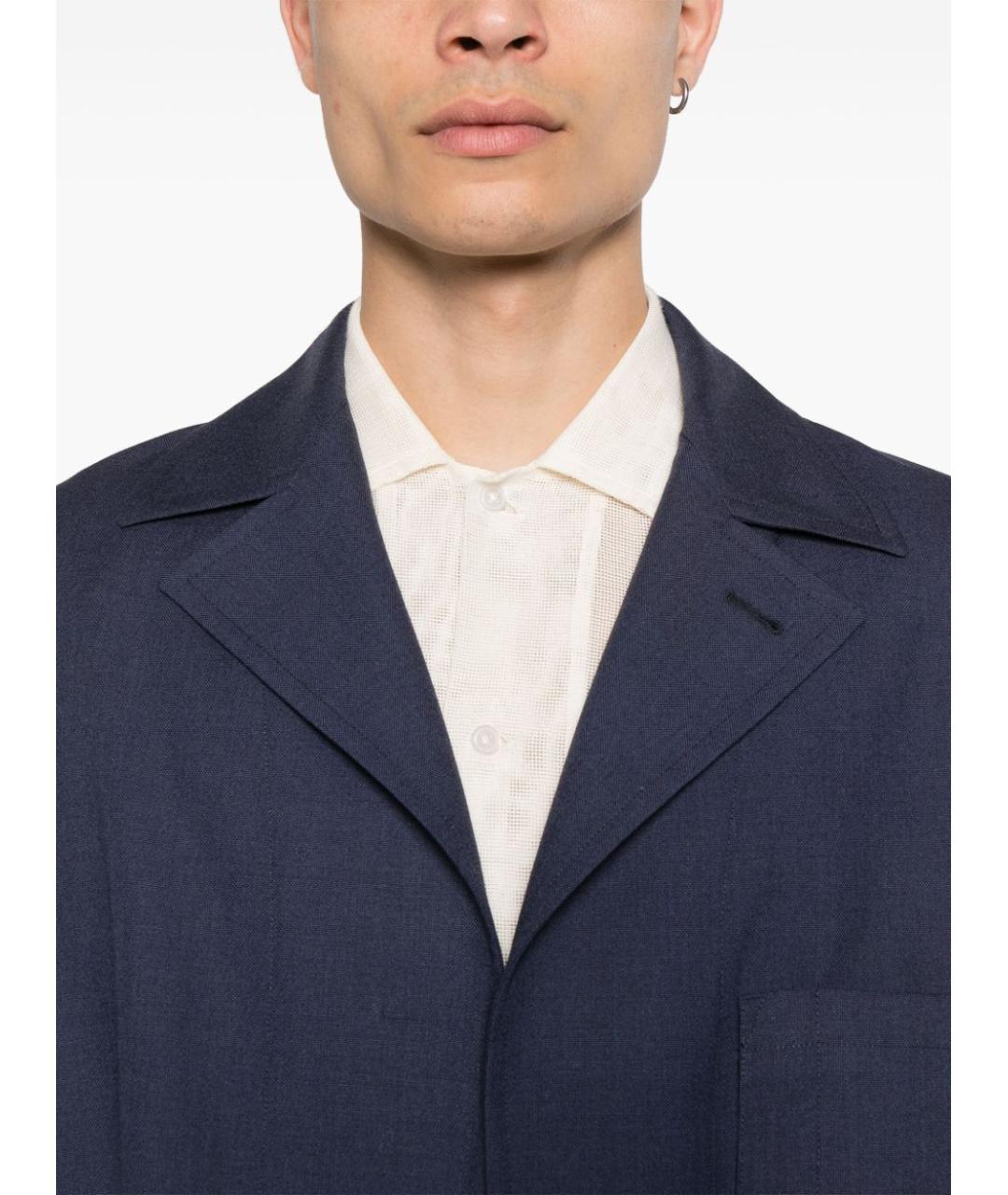 FENDI Синий кашемировый пиджак, фото 5