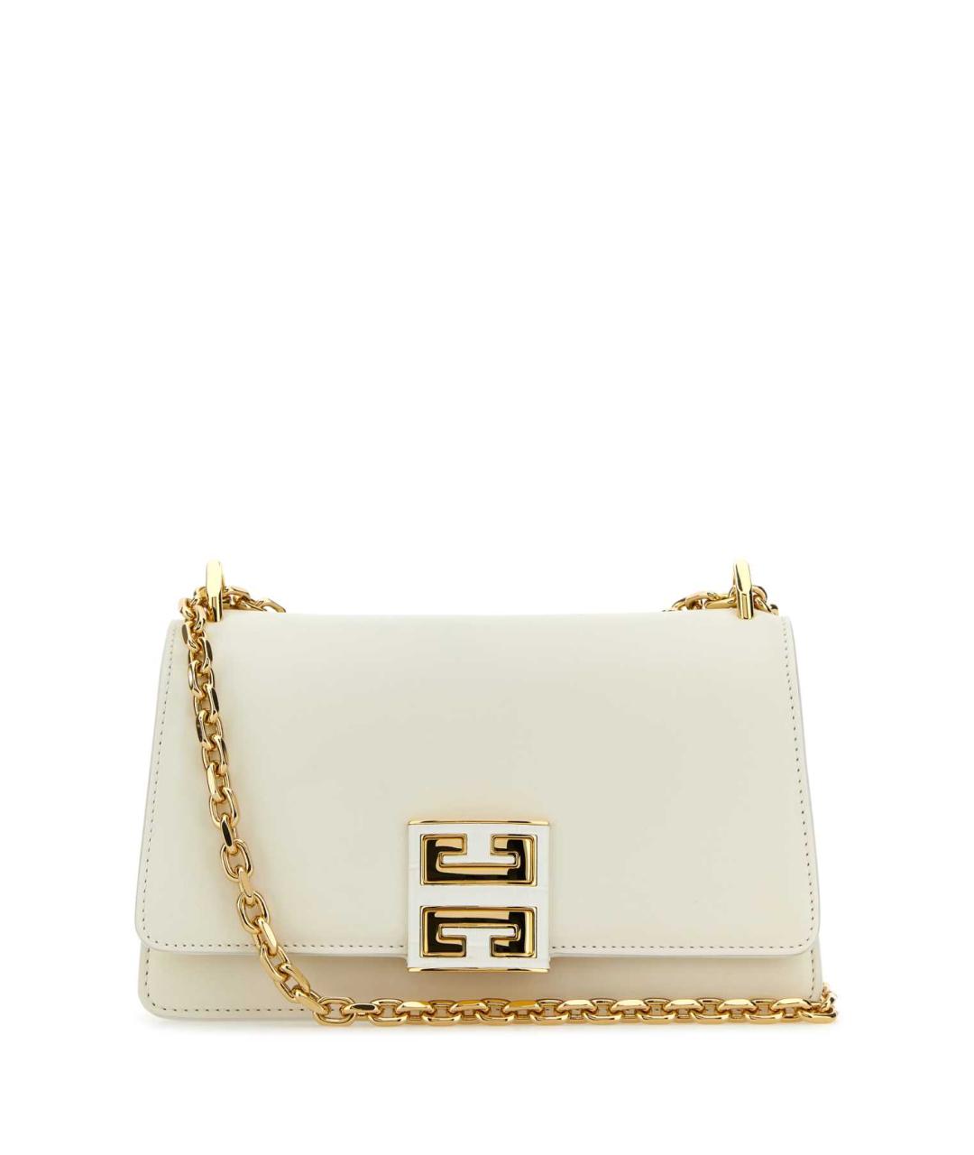 GIVENCHY Белая бархатная сумка через плечо, фото 1