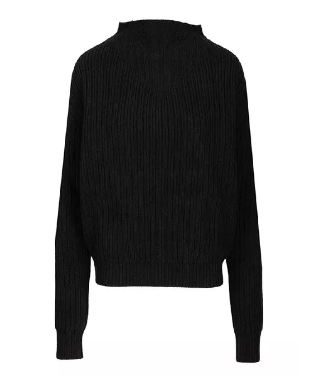 RICK OWENS Черный шерстяной джемпер / свитер, фото 1