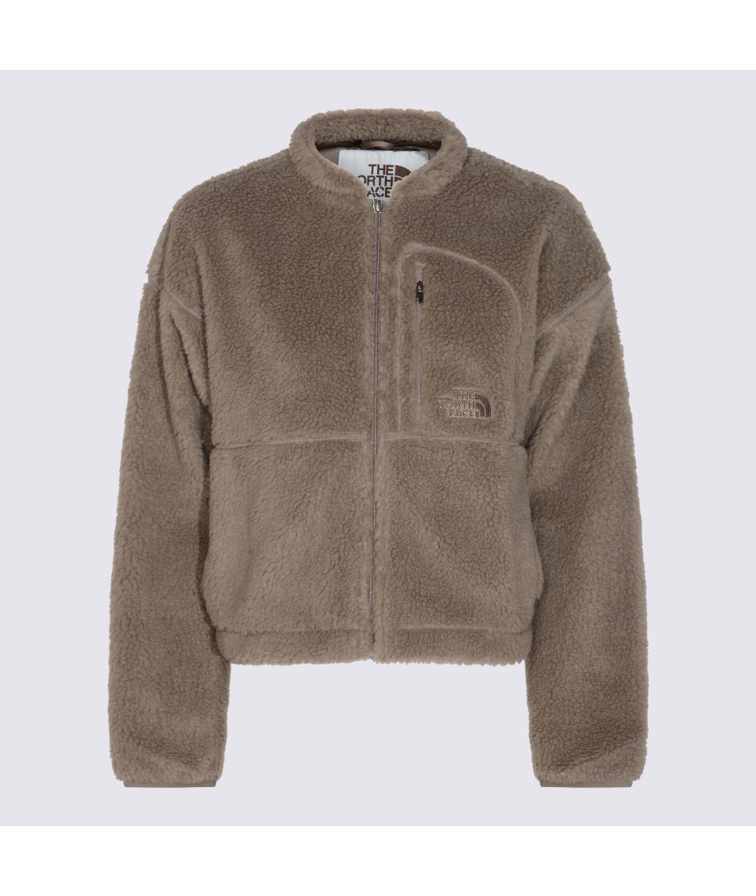 THE NORTH FACE Коричневая полиамидовая куртка, фото 4