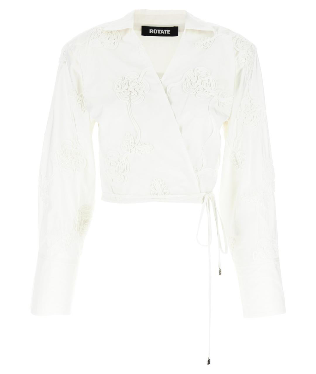 ROTATE Белая хлопковая рубашка, фото 1