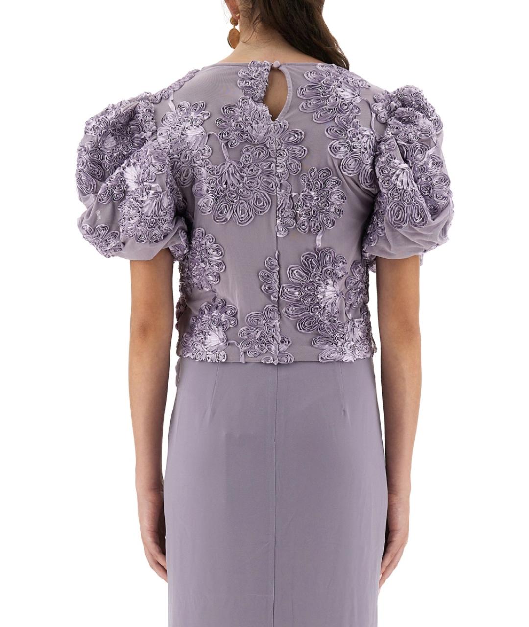 ROTATE Фиолетовая полиэстеровая блузы, фото 4