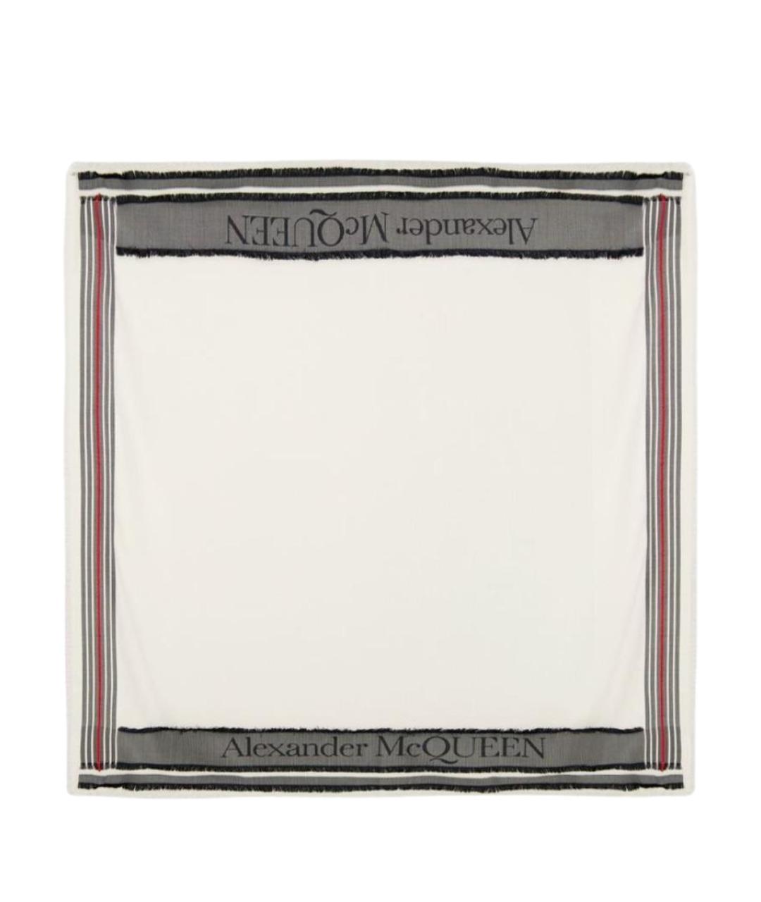 ALEXANDER MCQUEEN Мульти шерстяной шарф, фото 1