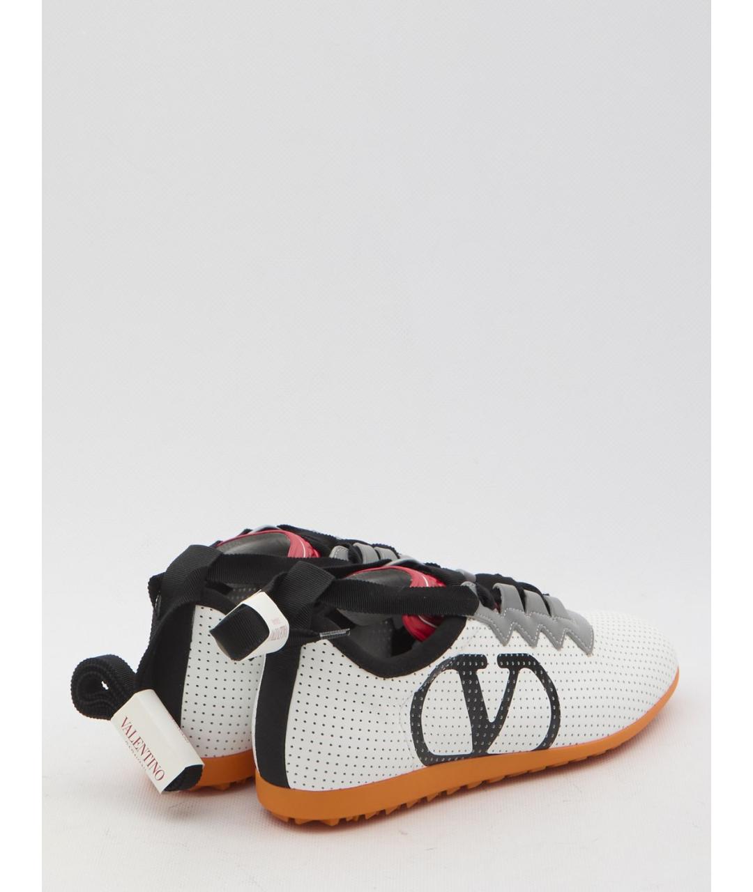 VALENTINO Белые кожаные кеды, фото 3