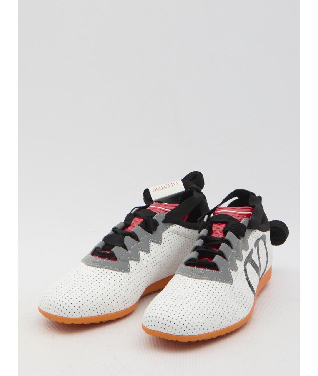 VALENTINO Белые кожаные кеды, фото 2