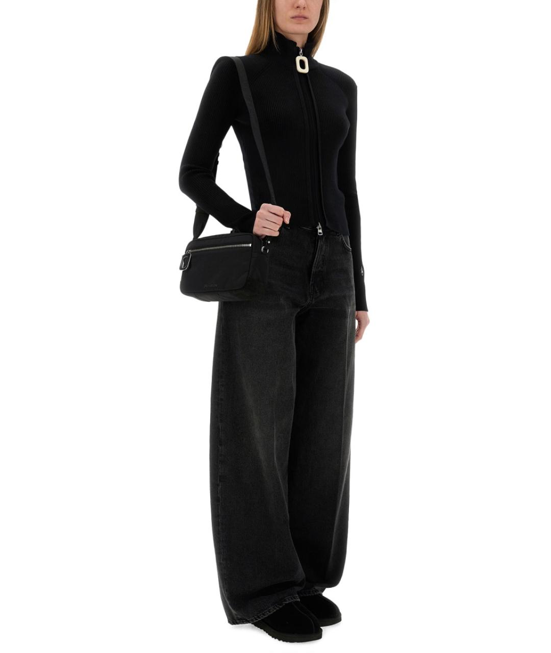 J.W.ANDERSON Черный хлопковый кардиган, фото 2