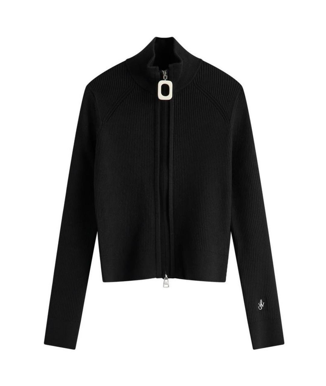 J.W.ANDERSON Черный хлопковый кардиган, фото 1
