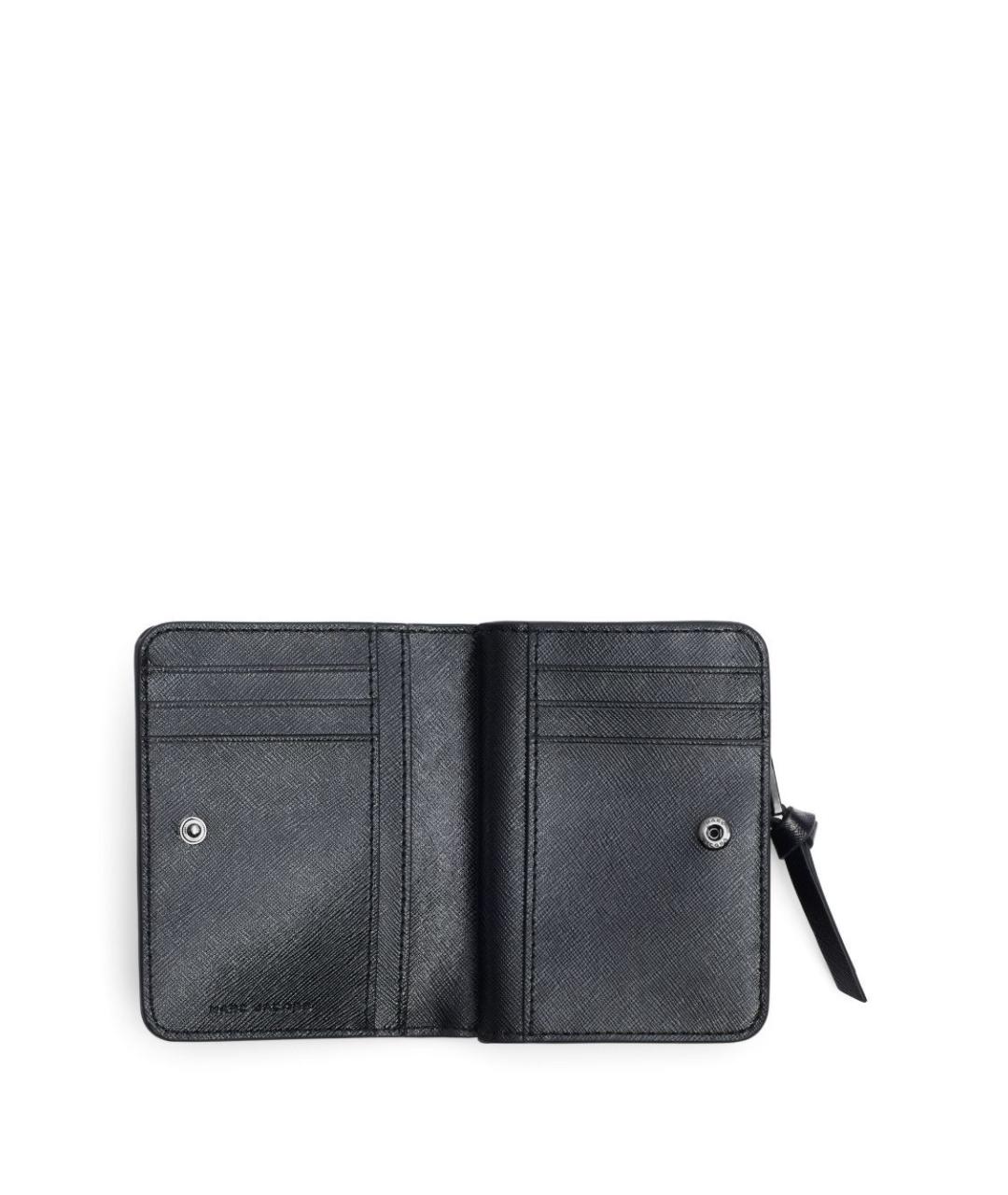 MARC JACOBS Черный кожаный кошелек, фото 2